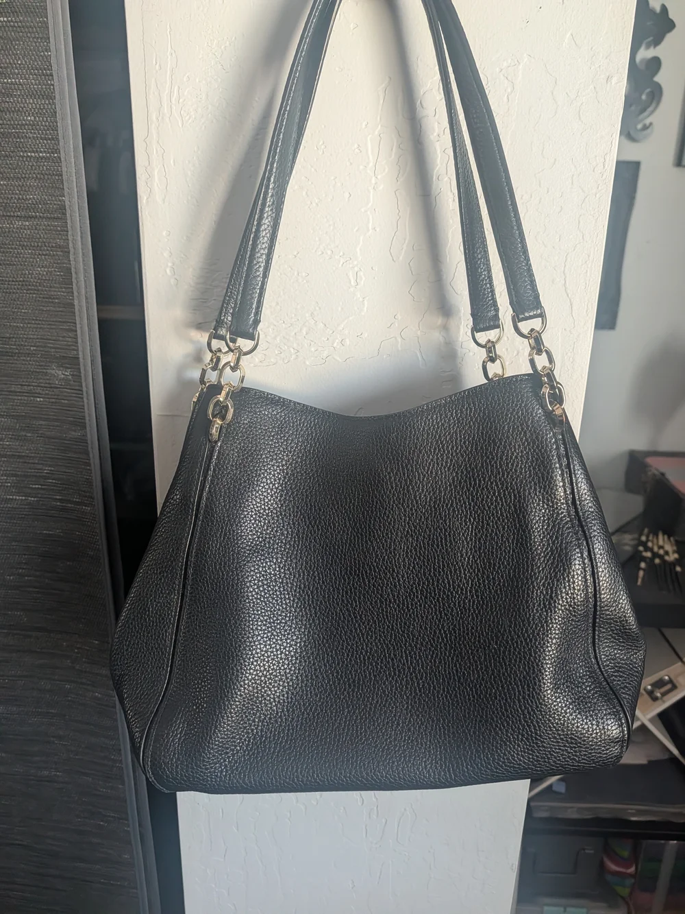 Kate Spade Black Leather Shoulder Bag